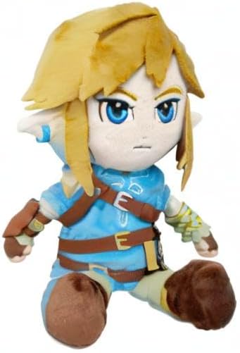 San-Ei The Legend Of Zelda Breath Of The Wild: Link Soft Toy, 28 cm