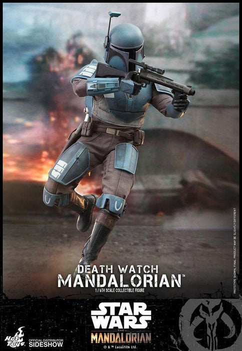 Hot Toys The Mandalorian Death Watch Mandalroian 1/6 Scale 12" Figure,Multi-coloured