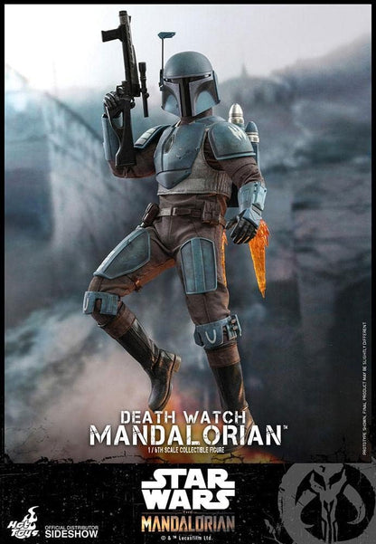 Hot Toys The Mandalorian Death Watch Mandalroian 1/6 Scale 12" Figure,Multi-coloured