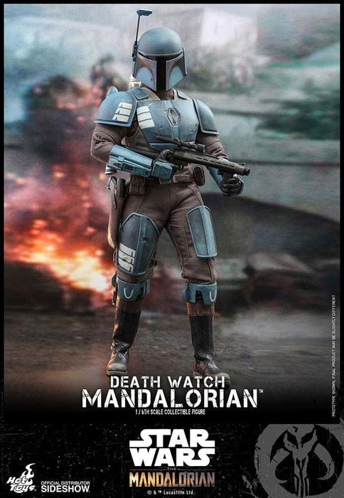 Hot Toys The Mandalorian Death Watch Mandalroian 1/6 Scale 12" Figure,Multi-coloured