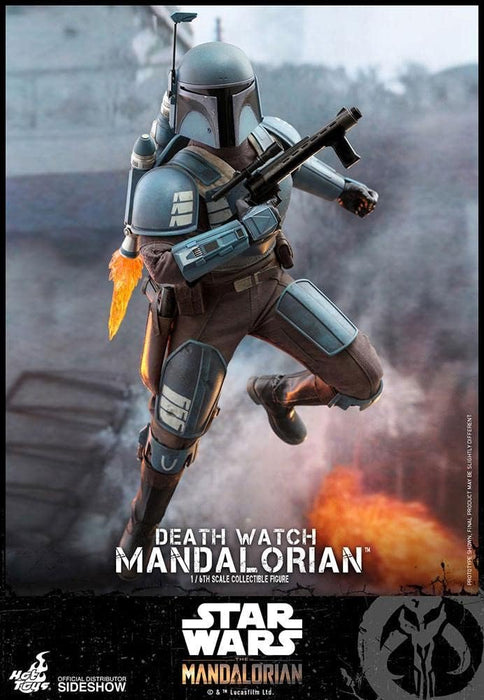 Hot Toys The Mandalorian Death Watch Mandalroian 1/6 Scale 12" Figure,Multi-coloured