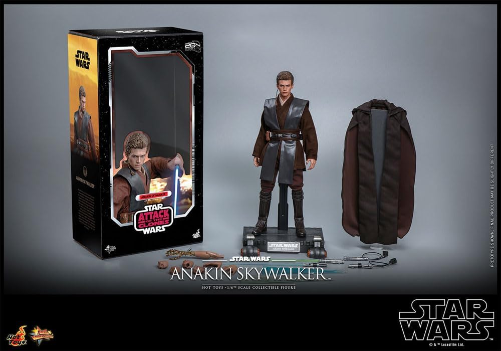HOT TOYS Star Wars Attack of the Clones - Anakin Skywalker 1:6 Action Figure
