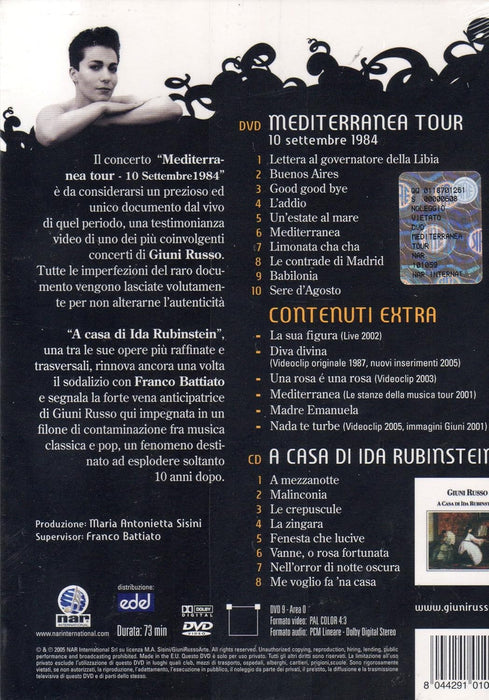 Giuni Russo - Mediterranea Tour - A Casa Di Ida Rubinstein