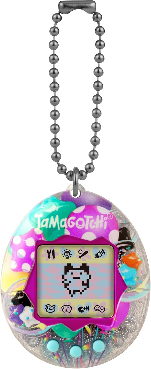 TAMAGOTCHI Bandai Original Pretty Party Digital Pet | Nurture And Raise The Original Electronic Pet Japanese Kids Toys For Girls And Boys Make Great 90s Retro Gifts