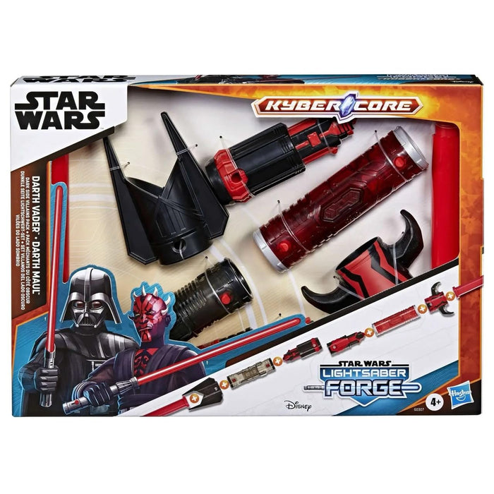 Star Wars Lightsaber Forge Kyber Core Darth Vader & Darth Maul Lightsaber 2-Pack Dark Side Villains Pack