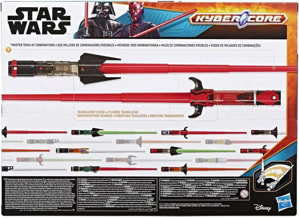 Star Wars Lightsaber Forge Kyber Core Darth Vader & Darth Maul Lightsaber 2-Pack Dark Side Villains Pack