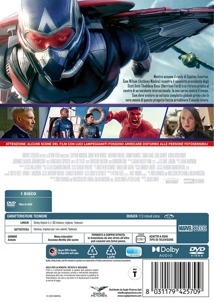 Captain America: Brave New World - Dvd