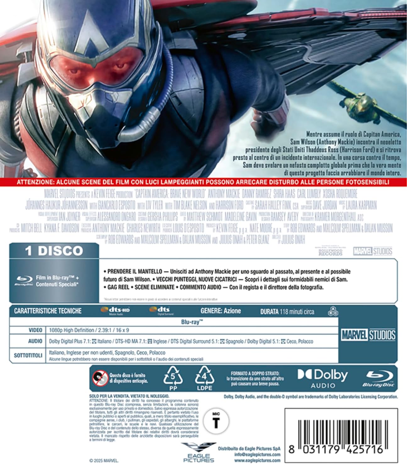 Captain America: Brave New World - Bd