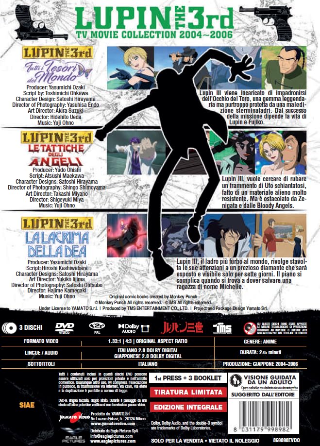 Lupin III - Tv Movie Coll. "2004 - 2006" - (3 Dvd