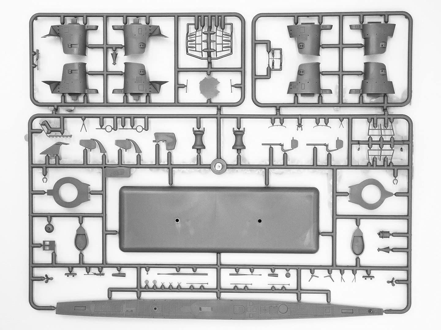 ICM S.009 U-Boat Type IIB, 1939 U-Barco 1:144-U-Boat Tipo, Submarino alemán, Color Negro (ICMS009