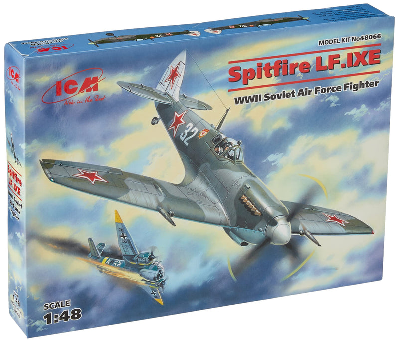 ICM-ICM48066 (-) 1:48-Spitfire LF.IXE, Caza de la Fuerza Aérea Soviética de la Segunda Guerra Mundial (ICM48066
