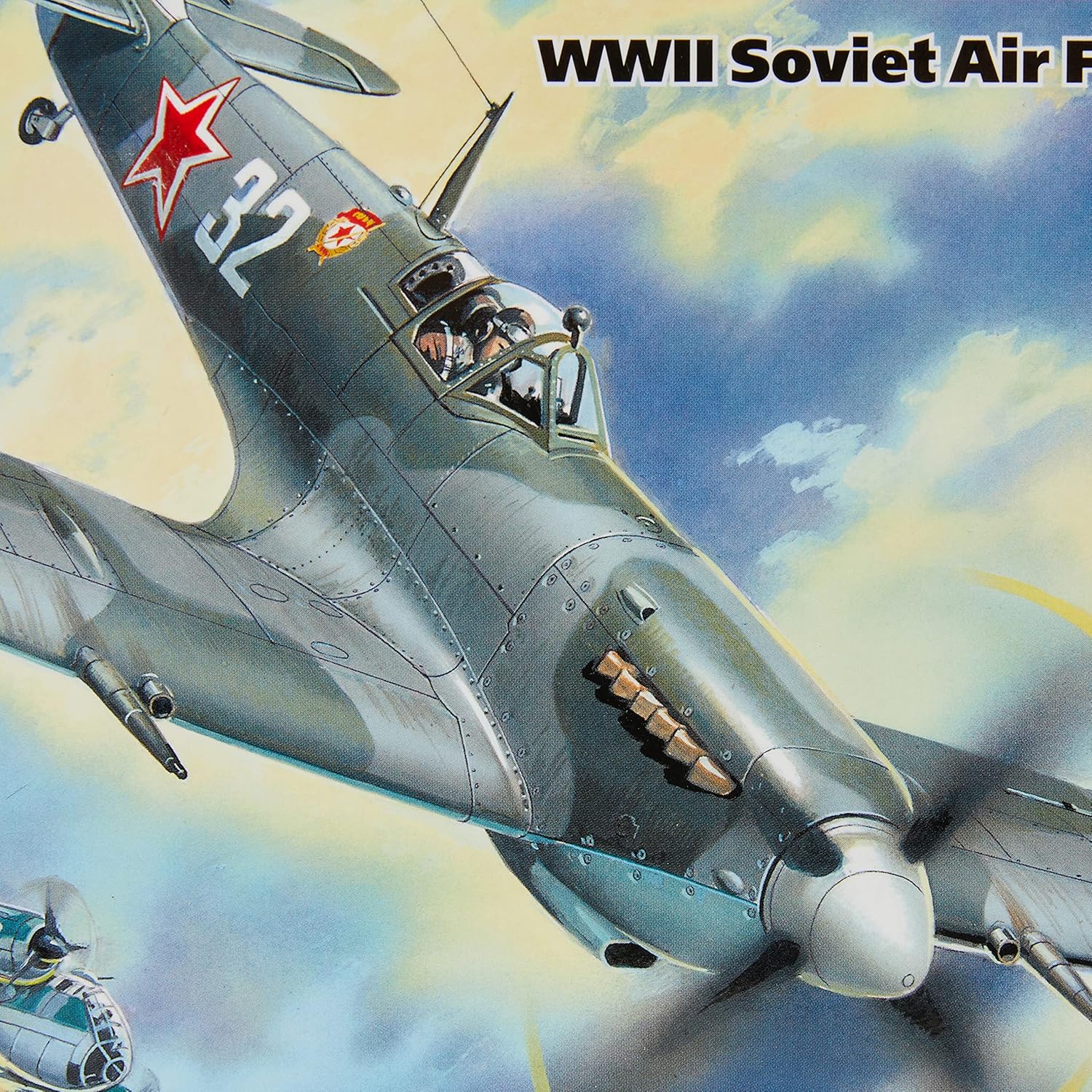 ICM-ICM48066 (-) 1:48-Spitfire LF.IXE, Caza de la Fuerza Aérea Soviética de la Segunda Guerra Mundial (ICM48066