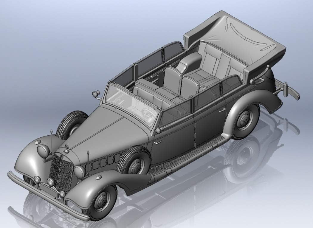 ICM ICM35533 Other License 1:35-Typ 770K (W150) Tourenwagen, DE Leader s Car