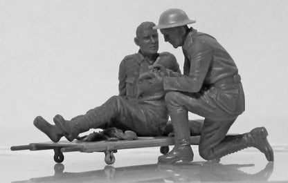 ICM Men's Icm 35694 Figures 1 35 WWI US Medical Personnel 4 Figs, Gray, 1.57x10.35x7.56 UK