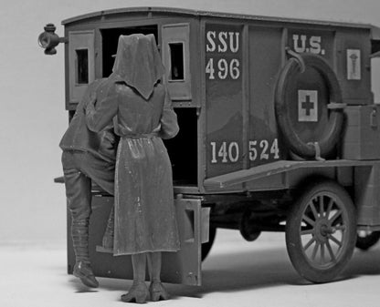 ICM Men's Icm 35694 Figures 1 35 WWI US Medical Personnel 4 Figs, Gray, 1.57x10.35x7.56 UK