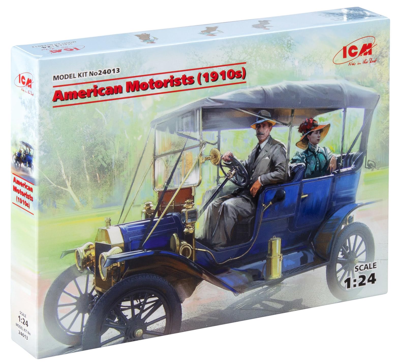ICM 1:24 - American Motorists (1910's) 2 Figs Blue