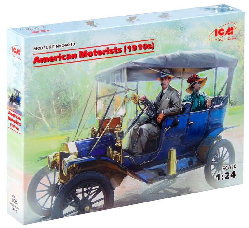 ICM 1:24 - American Motorists (1910's) 2 Figs Blue