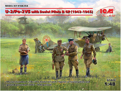 ICM 1:48 - U-2/Po-2VS with Pilots & GP (1943-1945
