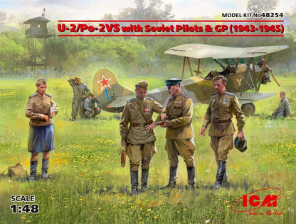 ICM 1:48 - U-2/Po-2VS with Pilots & GP (1943-1945