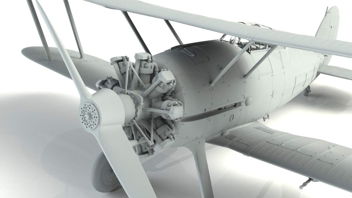 ICM 1:32 - Gloster Gladiator MK.I, Luchador británico de la Segunda Guerra Mundial