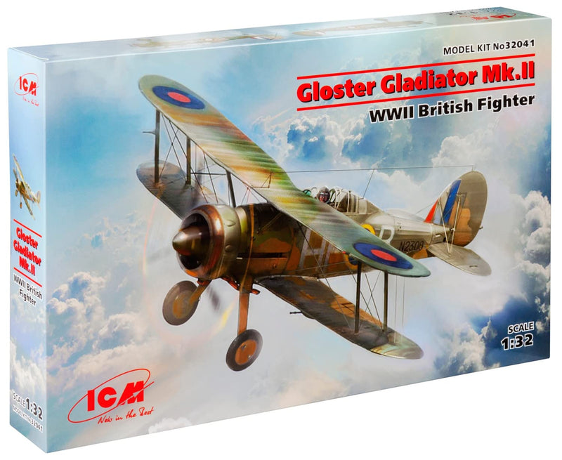 ICM 1:32 - Gloster Gladiator Mk.II, WWII British Fighter