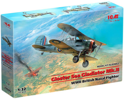 ICM- Gladiador 1:32 - Gloster Sea Gladiator MK.II (ICM32042