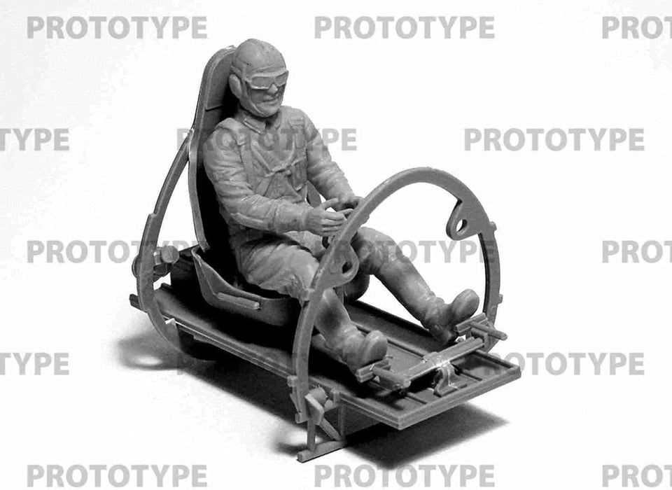 ICM 1:32 - WWII Allies Pilots in The Cockpit (GB, US, RU