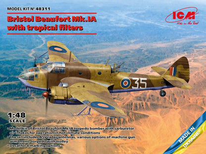 ICM 1:48 - Bristol Beaufort Mk.IA with Tropical Filter