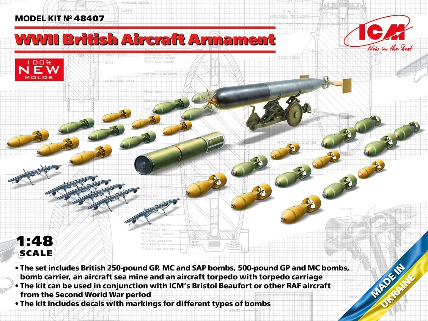 Wwii British Aircraft Armament (Bombs & Torpedoes)