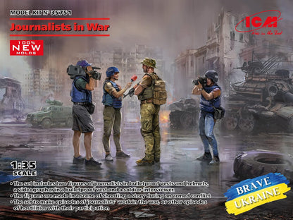 ICM 1:35 - Journalists in War (4 Figures
