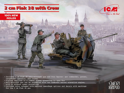 ICM 1:35 Flak 38 with Crew