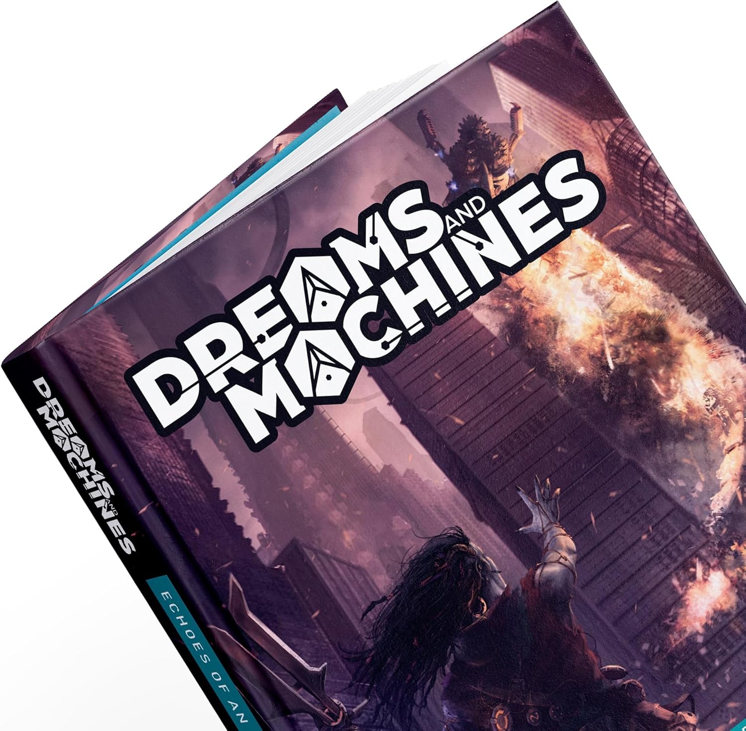 Modiphius Entertainment: Dreams & Machines: Echoes Of An Ancient Enemy - Hardcover Campaign RPG Book, Adventure in New Territory, 12 Full Adventures