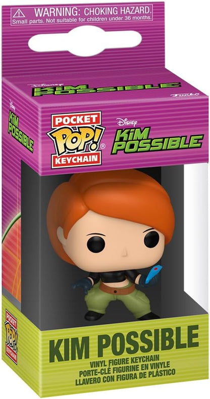 Funko POP! Keychain: Kim Possible - Kim Novelty Keyring - Collectable Mini Figure - Stocking Filler - Gift Idea - Official Merchandise - TV Fans - Backpack Decor