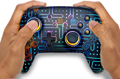 Powera - Enhanced Wireless Controller - Pac-Man Neon Arcade (Lumectra)/ Nintendo Switch