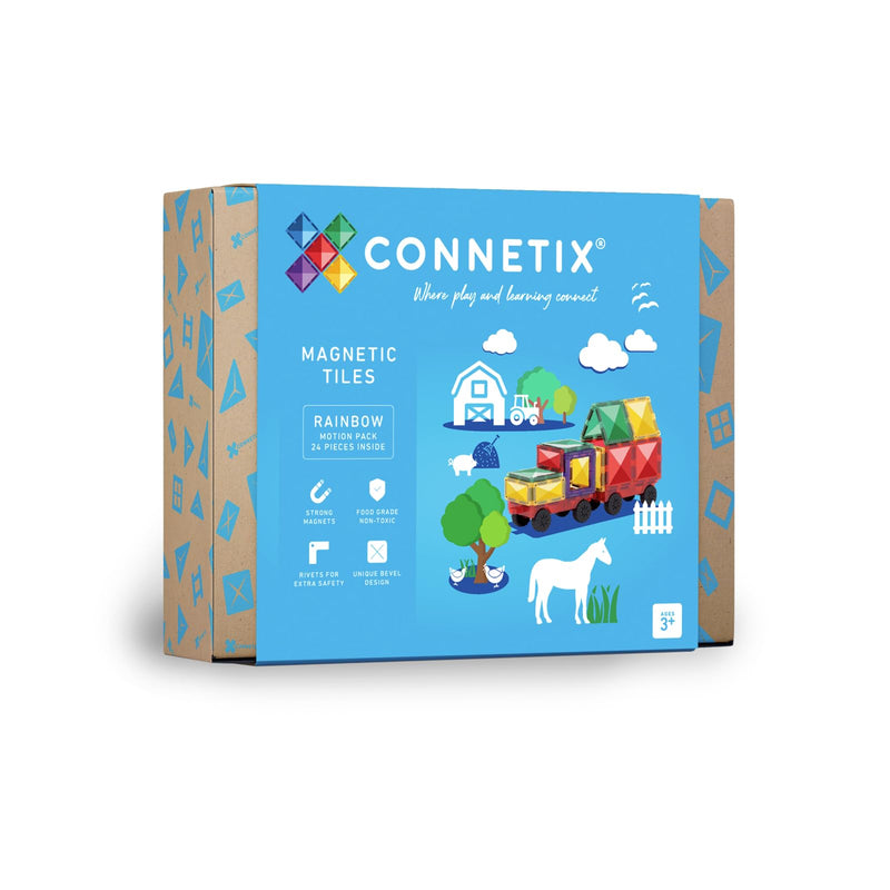Connetix - Rainbow Motion Pack - 24 Pieces - (Ct-R-00024-Mo)