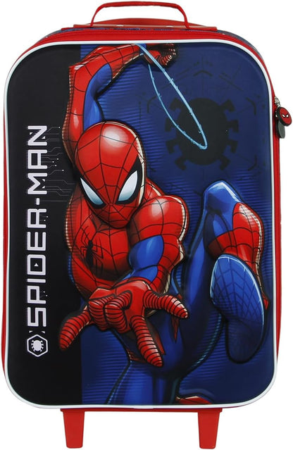Marvel: Karactermania - Spiderman - Valigia Trolley Soft 3D Speed