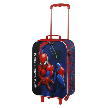 Marvel: Karactermania - Spiderman - Valigia Trolley Soft 3D Speed
