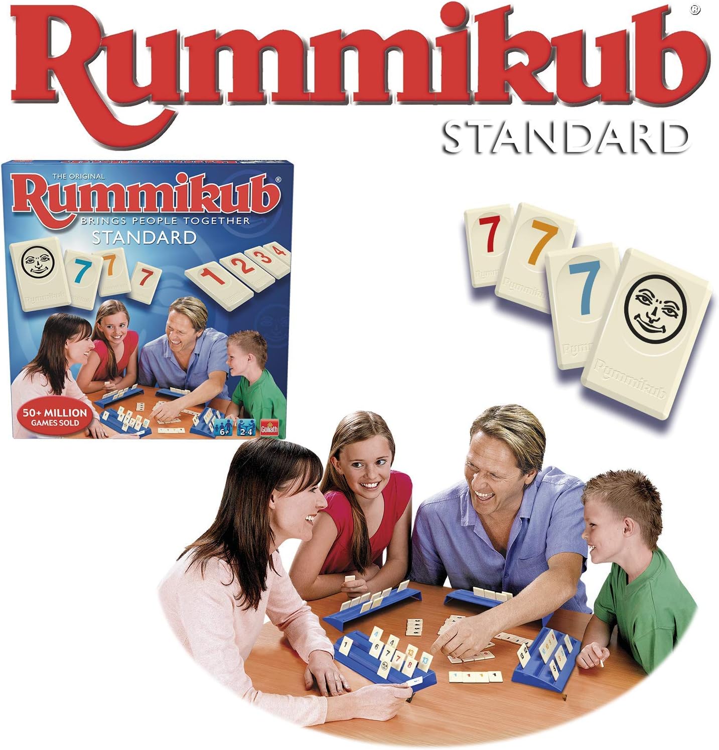 Orginele Rummikub Spel - Standaard Editie Goliath 2-4 Spelers