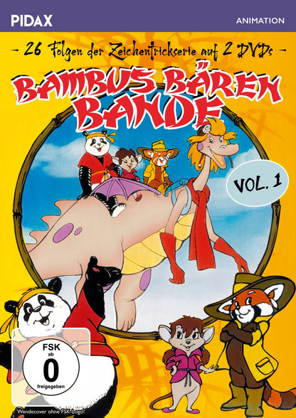 Bambus-Bären-Bande, Vol. 1 / 26 Folgen der beliebten Zeichentrickserie (Pidax Animation)