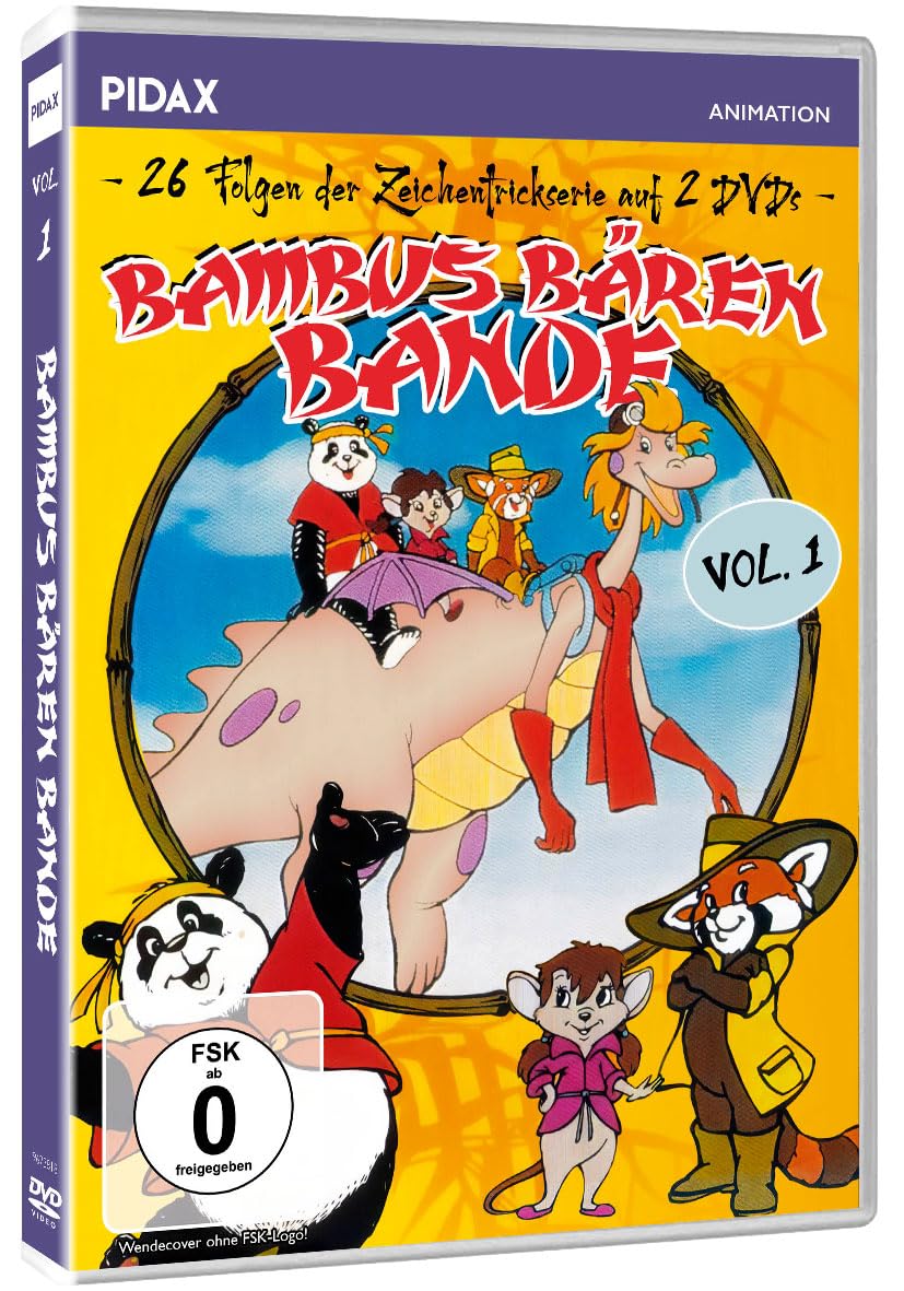 Bambus-Bären-Bande, Vol. 1 / 26 Folgen der beliebten Zeichentrickserie (Pidax Animation)