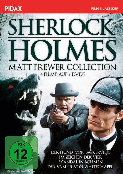 Sherlock Holmes (mit Matt Frewer) - Komplettbox / Die komplette 4-teilige Spielfilmreihe mit Matt Frewer als Meisterdetektiv (Pidax Serien-Klassiker