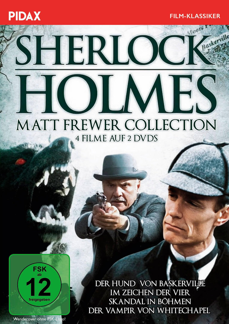 Sherlock Holmes (mit Matt Frewer) - Komplettbox / Die komplette 4-teilige Spielfilmreihe mit Matt Frewer als Meisterdetektiv (Pidax Serien-Klassiker