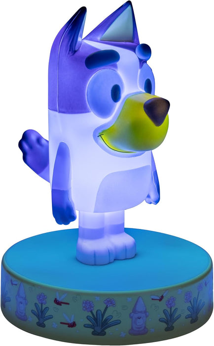 Paladone Bluey Icon Light, Officially Licensed Mini LED Lamp, Kids TV Character Merchandise for Bedrooms & Homes, Battery Powered Collectible, Blue