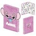 Lilo & Stitch Angel Notebook Pink Paper A5 Disney Classics, Fan Merch, Film