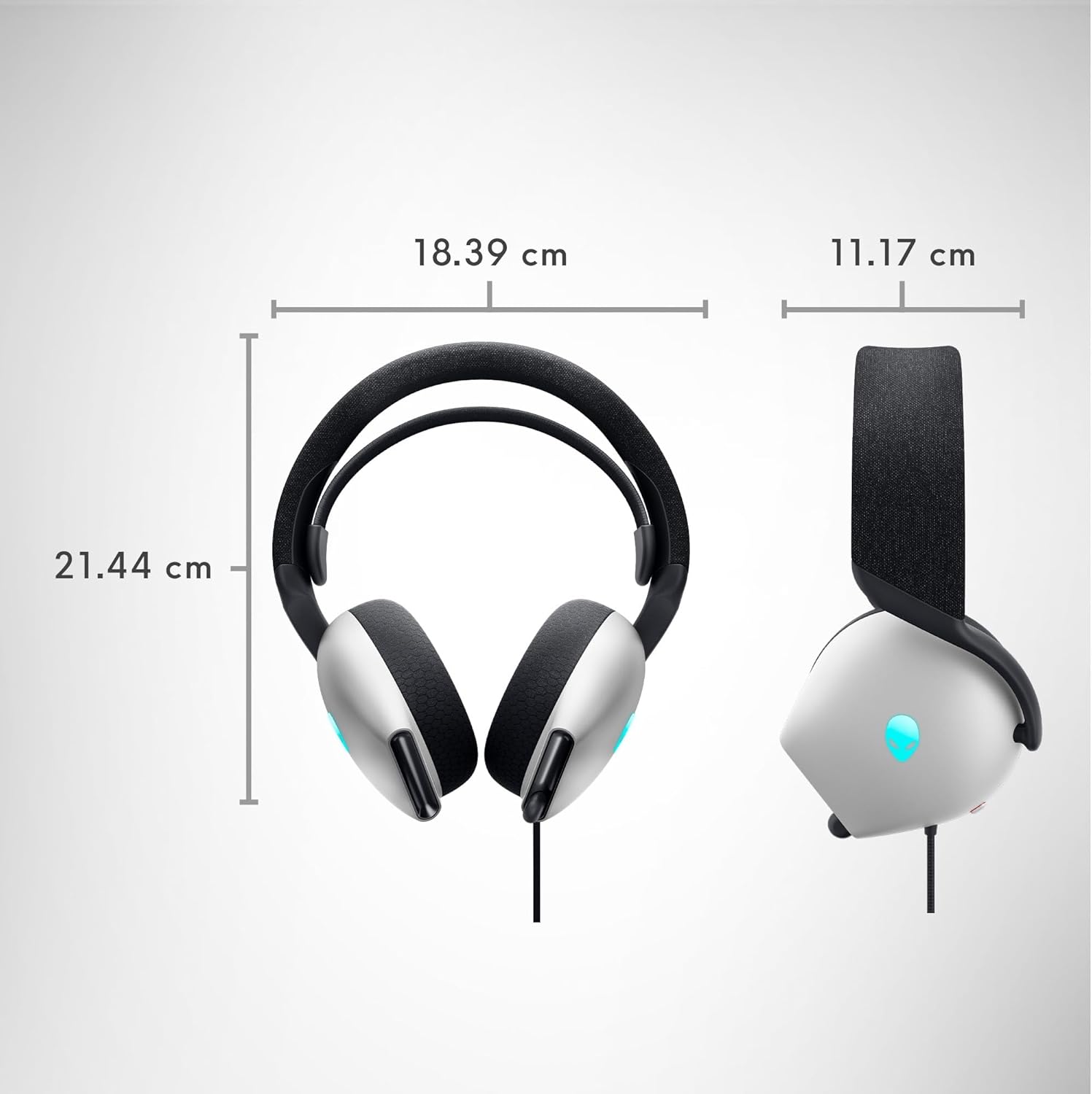 Alienware Wired Gaming Headset - AW520H (Lunar Light