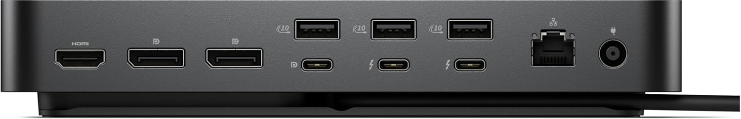 Dell Pro Thunderbolt 4 Smart Dock SD25TB4 – USB-C Docking Station 130W Charging, 4x 4K Display Support, Dual DP 1.4, HDMI 2.1, 2x Thunderbolt 4, 2.5GbE, Wi-Fi Management, Eco Design