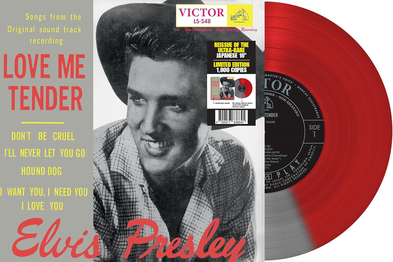 Love Me Tender (Japanese 10")