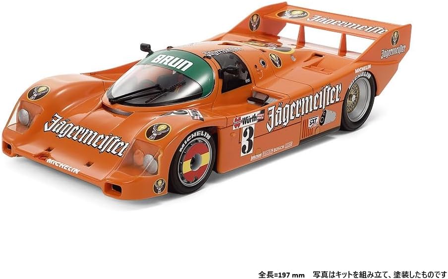 TAMIYA 24372 1:24 Porsche 962C Jägermeister Model Building Kit, Plastic Kit, Hobby, Crafts, Gluing, Model Kit, Model, Plastic Model Making