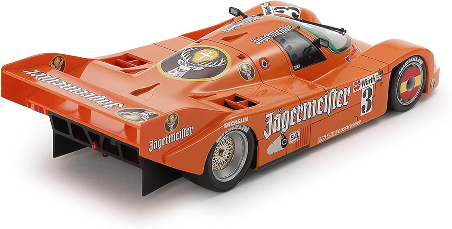 TAMIYA 24372 1:24 Porsche 962C Jägermeister Model Building Kit, Plastic Kit, Hobby, Crafts, Gluing, Model Kit, Model, Plastic Model Making