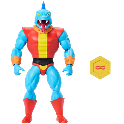 Masters of the Universe Origins Action Figure Cartoon Collection Fang Man, 5.5-inch 1980s MOTU TV Fanged Villain, Detailed Design & Accessory, JBM91